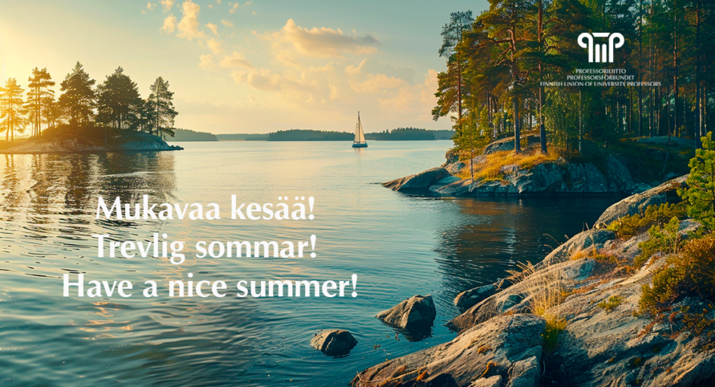 Mukavaa kesää. Trevlig sommar. Have a nice summer.